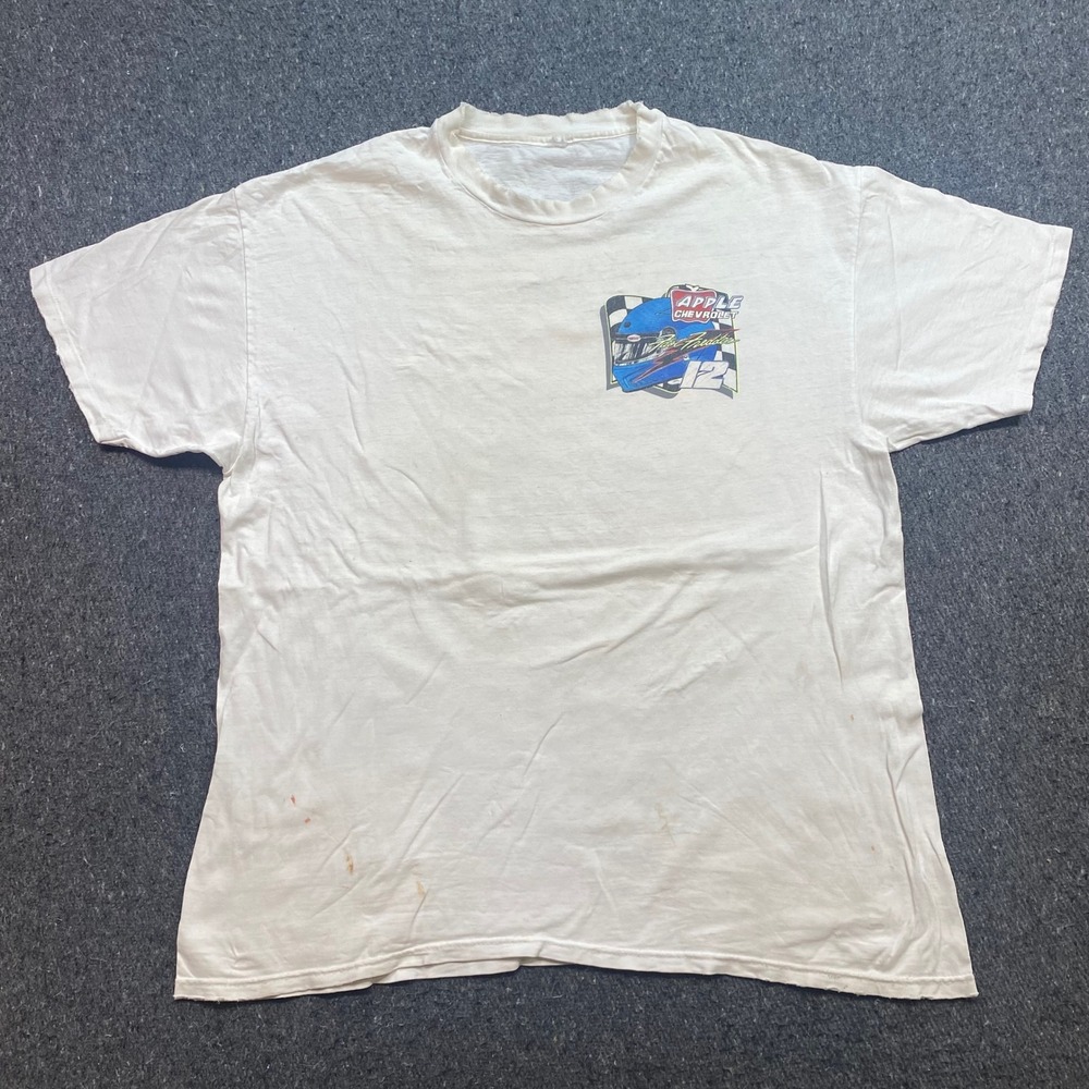 Action Performance Fast Freddie Rahmer TShirt Sz XL Mens White Racing Sprint Car
